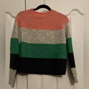Only Women's Striped Sweater - Colourblock